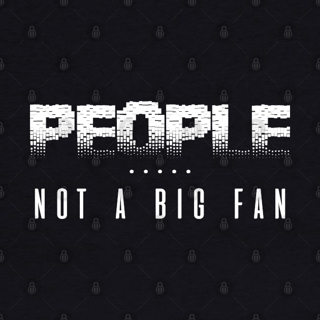 People Not A Big Fan Classic Gamer Gift Idea Anti Social People Not A Big Fan by giftideas